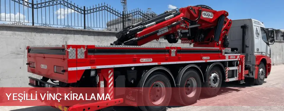 Yeşilli İlçemi Vinç Kiralama